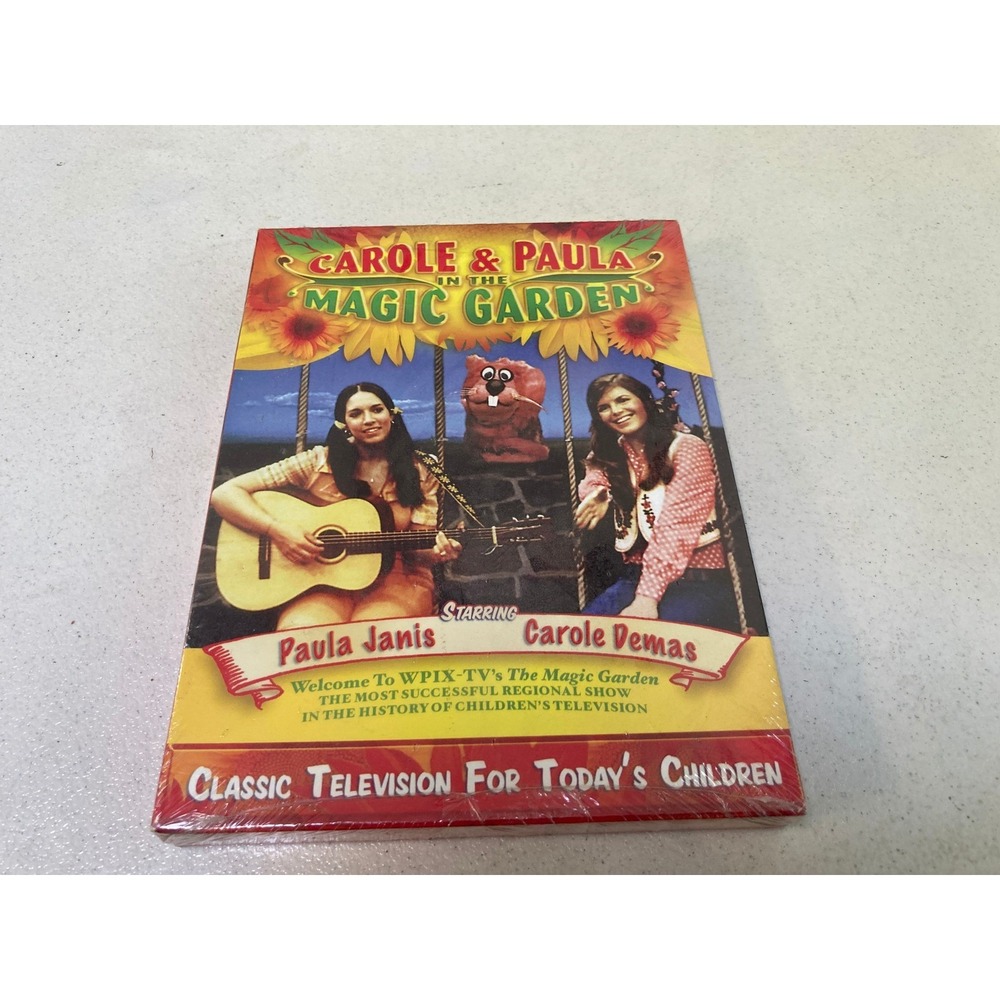 Carole & Paula in The Magic Garden 2 DVD 1 CD Set WPIX-TV Kids Show New Sealed